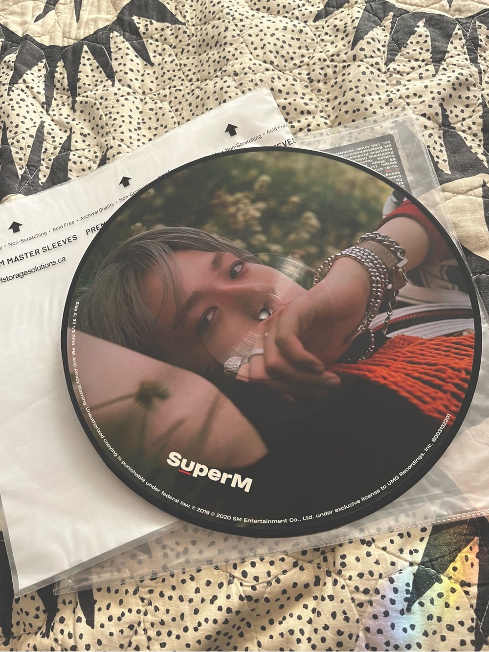 ✧･ﾟsuper m kpop vinyl record